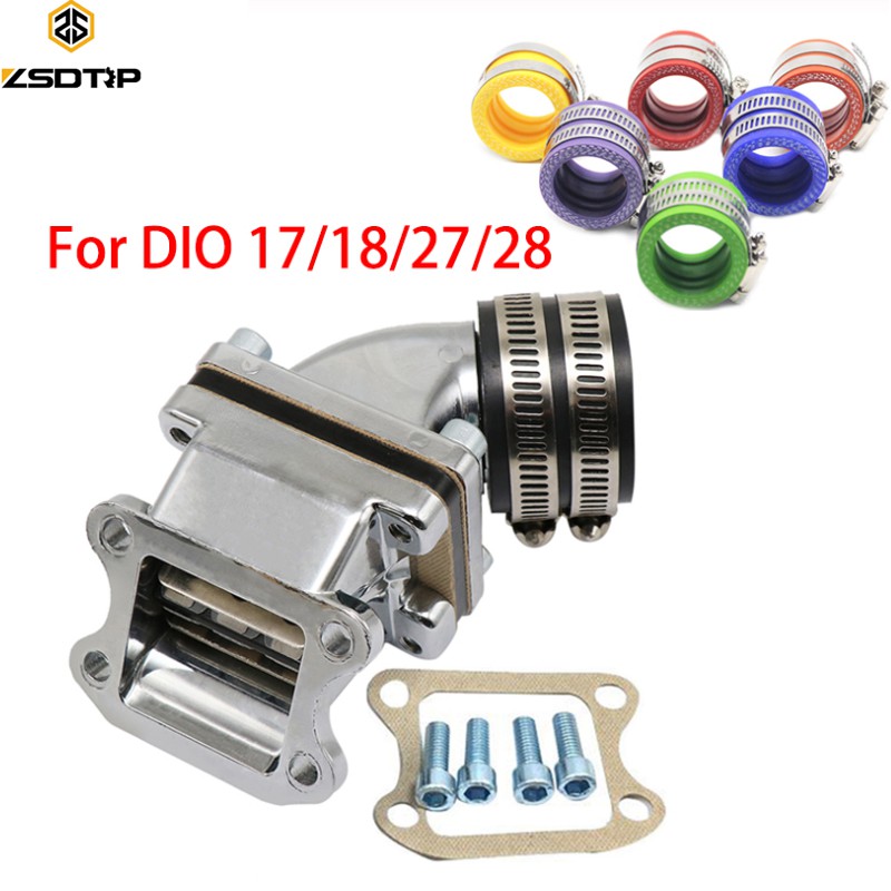 zsdtrp manifold ท่อไอเสีย +35 มม. คาร์บูเรเตอร์ สําหรับ dio 17/18/27/28 50 cc 90 cc 2t