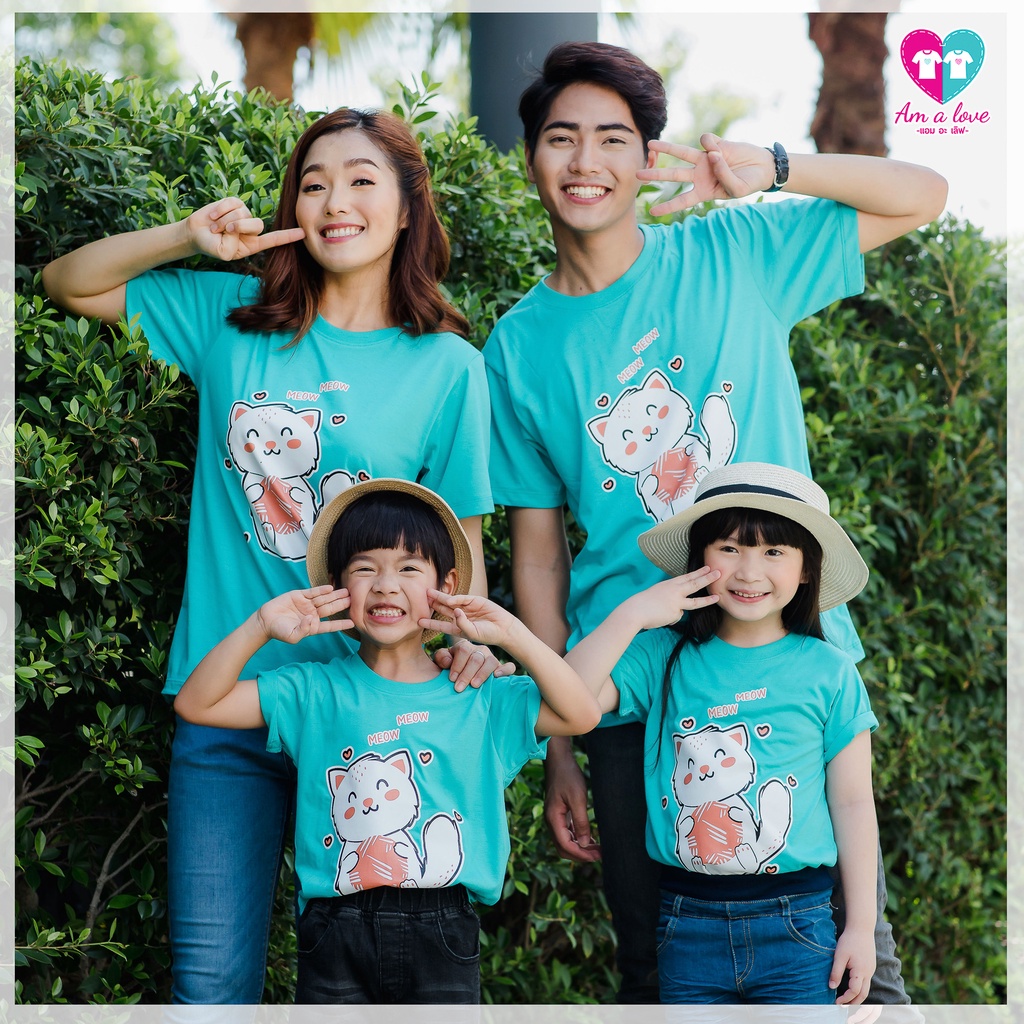 เสื้อยืด ลายแมวMoewMoew