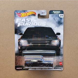 Hot wheels Fast &amp; Furious รุ่น Dodge Charger SRT Hellcat Widebody ล้อยาง