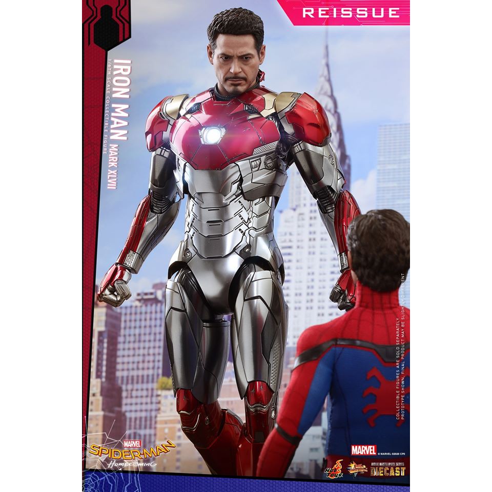 กล่องสวย พร้อมส่ง 📦 Hot Toys MMS427D19 Spider-Man: Homecoming - Iron Man Mark XLVII