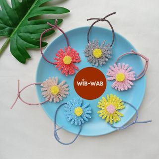 wibwab_store | ยางมัดผมเดซี่คริสตัล ยางเดซี่