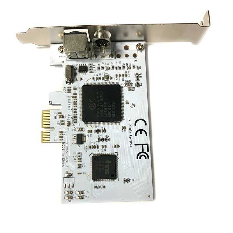 PCI-E Expansion Card PCIE to AV Surveillance HD 640X480 Resolution Video Capture Card Built-in CX23881 Chip #1