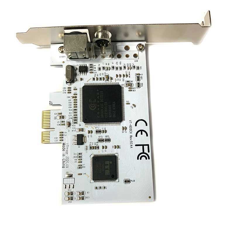 PCI-E Expansion Card PCIE to AV Surveillance HD 640X480 Resolution Video Capture Card Built-in CX23881 Chip #5