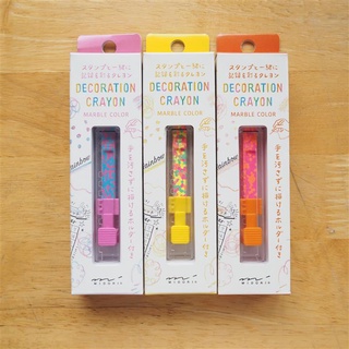 สีเทียนจาก midori japan