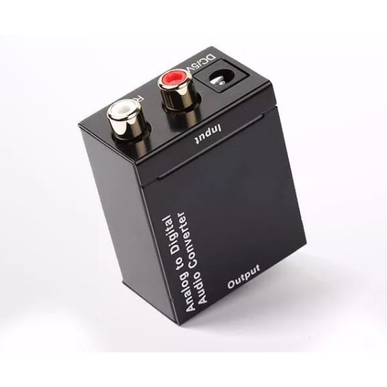 GC0068 Analog To Digital Audio Converter L/R RCA Coaxial Optical Toslink SPDIF output converter อะแดปเตอร์สำหรับทีวี