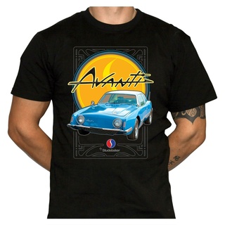 คอตต้อนคอกลมขายดี เสื้อยืดคลาสสิก Studebaker Avanti - Rare American Autobile - Gildan s GHfkmh25GLgcae18S-5XL