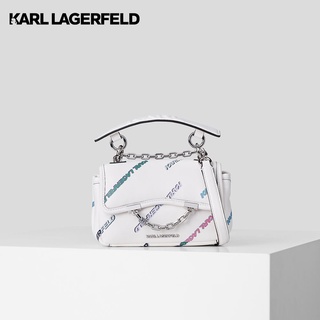 KARL LAGERFELD K/KARL SEVEN SOFT FUTURE LOGO SMALL SHOULDER BAG 225W3106 กระเป๋าสะพายข้าง