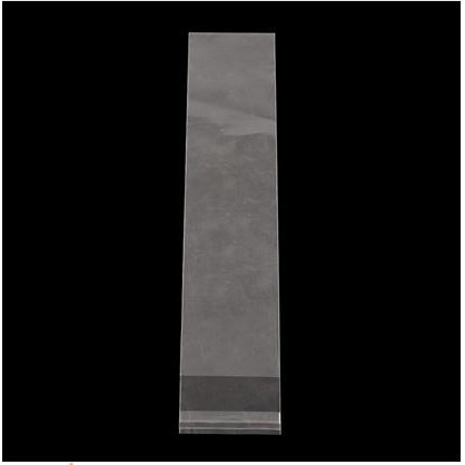 (100ใบ) ถุงพลาสติกใส OPP(ถุงแก้ว) ฝากาว พอดีกับช้อนส้อม ขนาด 5-6×24ซม. 8×30 ซม. หนา 0.035 มม.