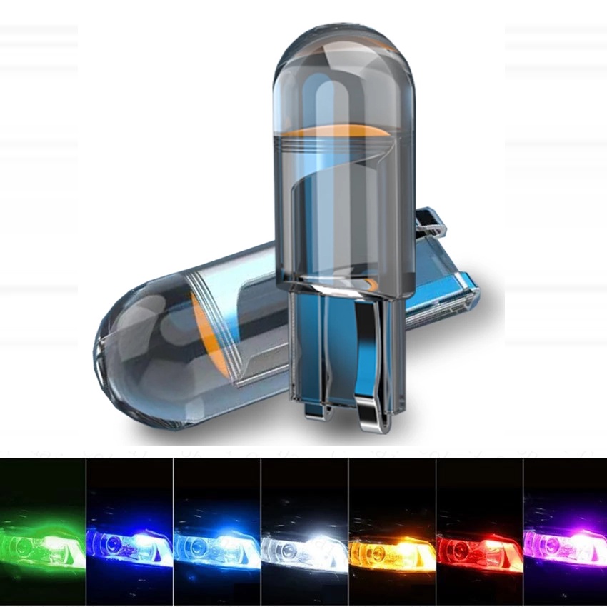 ไฟ led 6000k 12v w5w t10 สําหรับติดป้ายทะเบียนรถยนต์ 1 ชิ้น