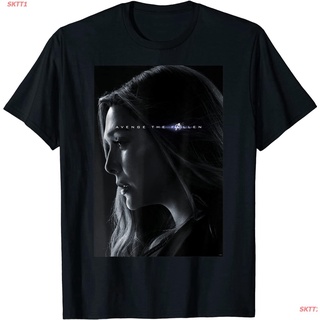 เสื้อยืดpNtH    ค่ะ     T-Shirts  SKTT1 Marvelเสื้อยืดยอดนิยม Marvel Avengers: Endgame Scarlet Witch Poster T-Shirt Marv