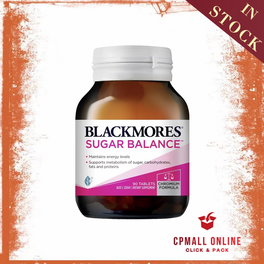 [Expiry Date : 07/2027] Blackmores 血糖平 Sugar Balance ( 90 เม็ด )