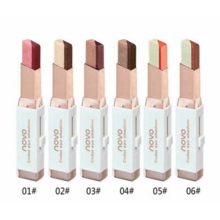 Eyeshadow  novo double color gradient velvet  ระบุสีมานะ