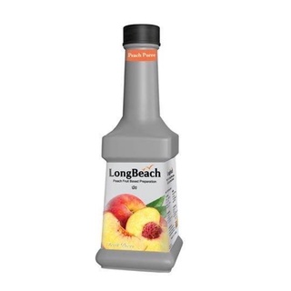 พร้อมส่ง LongBeach Peach Puree 900ml. (ลองบีชเพียวเร่ พีช ขนาด 900 มล.)