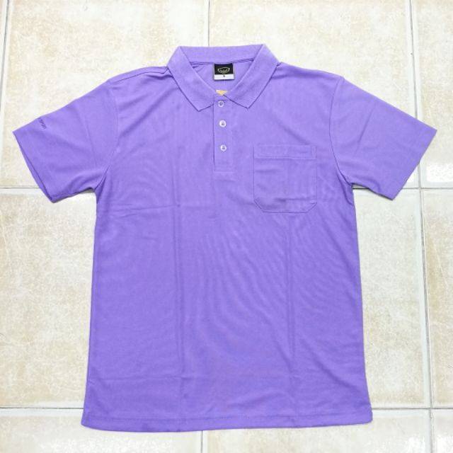 [Sale] เสื้อโปโลแกรนด์สปอร์ต รหัสสินค้า : 012533 สีม่วง