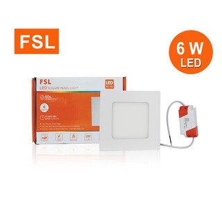 โคมฝังเหลี่ยม FSL-PN-3.5-6W (SQUARE) แสงขาวและแสงวอร์มไวท์