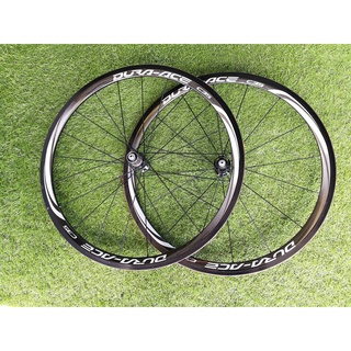 ชุดล้อ Shimano Dura-Ace C35 Carbon ยางงัดและฮาล์ฟ (พร้อมถุงใส่ล้อ) (สินค้ามือสอง)