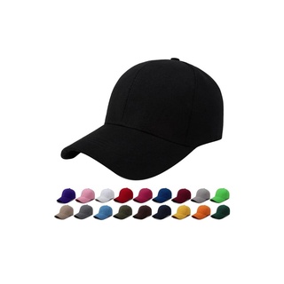  👑caps👑หมวกแก๊ป สีพื้น ราคาส่ง (เกรดB) BC101