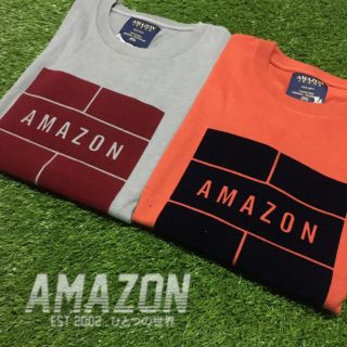 เสื้อยืดคอกลม Amazon brick