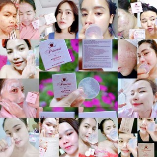 ของแท้/มีของแถม✅ แถมตาข่ายตีฟอง สบู่หน้าเงา Aura Aura Soap by PSC