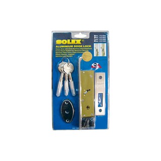 กุญแจ บานเลื่อน SOLEX 412 HSS | SOLEX | 412 HSS มือจับบานเลื่อน, ฝัง มือจับประตู ประตูและหน้าต่าง กุญแจ บานเลื่อน SOLEX