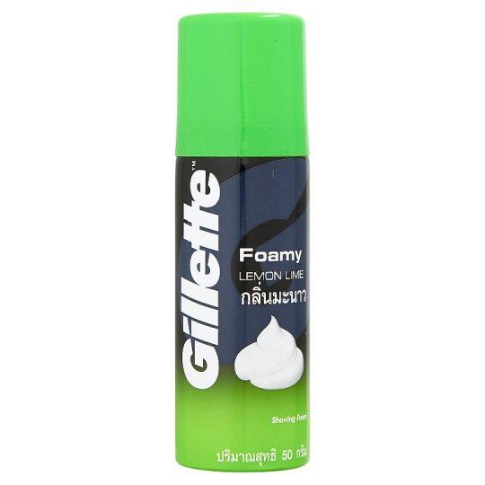 ยิลเลตต์ โฟมมี่ โฟมโกนหนวด มะนาว 50กรัม/Gillette Foam Shaving Foam Lime Scent 50 gm.