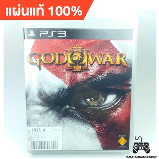 แผ่นแท้ God of War3 ps3 มือสอง (โซนZ1-Z3) แผ่นเกมแท้ps3 มือ2 สภาพสะสม God of War III ps3 GOW ps3