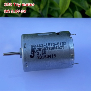 DC 3.6V-5V Micro 370 Toy Motor 26000rpm High Speed Strong Magnetic Large Torque Carbon Brush Motor Diy Modification Acce