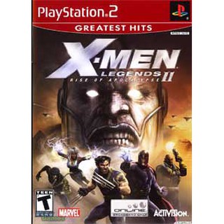 แผ่นเกมส์PS2 X Men Legends II: Rise of Apocalypse ps2 เกมเพล2 แนวต่อสู้เอ็กเม็นส์