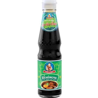 ตราเด็กสมบูรณ์ซีอิ๊วดำหวาน (ฉลากเขียว) 400 กรัม / Deksomboon Brand Black Sweet Soy Sauce 400 g