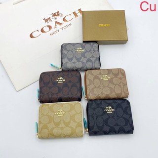 🔥🔥 กระเป๋าตังค์ Coach 4.5” ขนาดสั้นหนังอย่างดีงานสวยน่ารัก🔥🔥