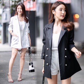 Glam Blazer with Pearl