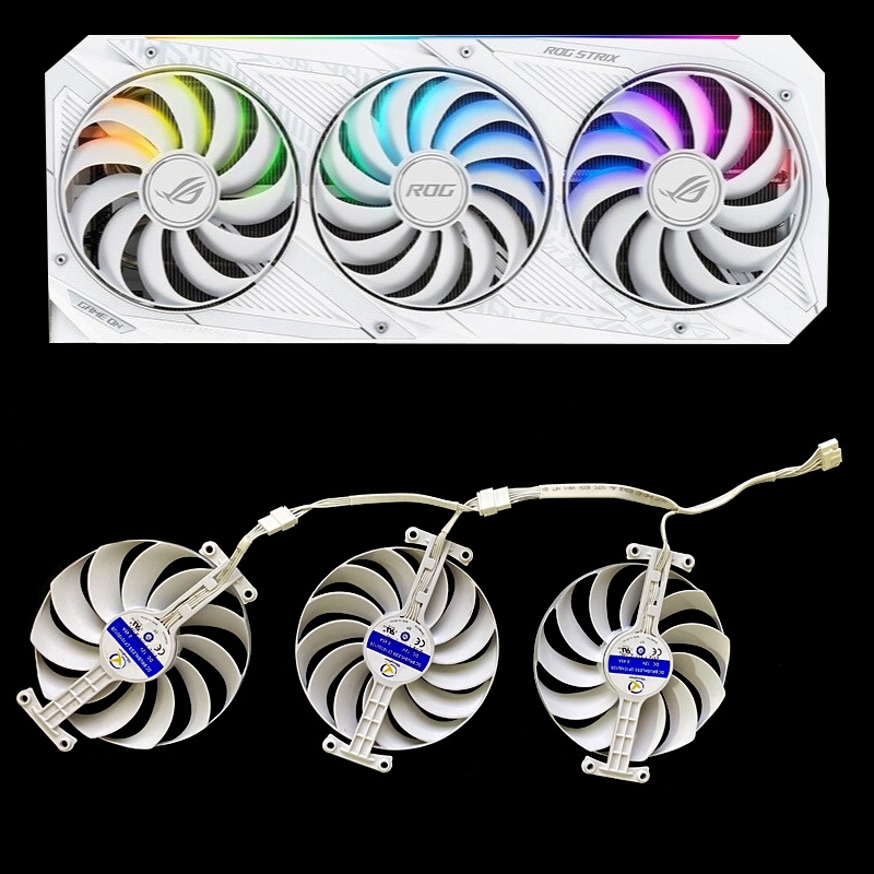 20Original STRIX RTX 3090 CPU FAN For ASUS ROG STRIX RTX 3070 3080 Ti GAMING GPU Cooler RX 6700