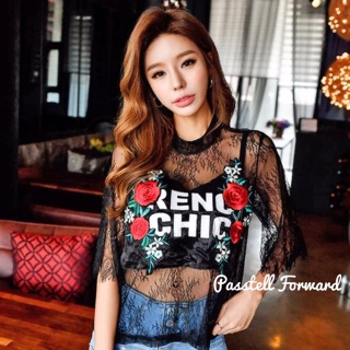 เสื้อลูกไม้ งานเกาหลี