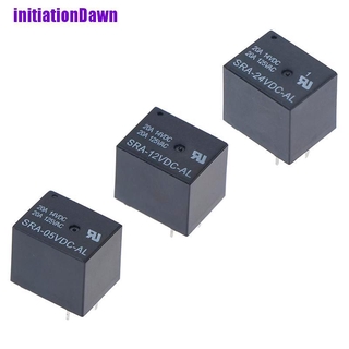 ( Initiationdawn ) Sra - 05 Vdc - Al Sra - 12 Vdc - Al Sra - 24 Vdc - Al 5 V 20 A T74 Pin อุปกรณ์รีเลย์ 4 Pin