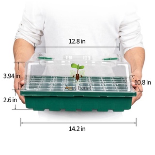 ถาด ปักชำ Cloning tray 48 cells ขนาด 14.2 นิ้ว ถาดเพาะ เพาะเมล็ด โดม ฝา เพาะ ปลูก Clone ชำ กิ่ง เพาะกล้า ต้นกล้า เพาะชำ