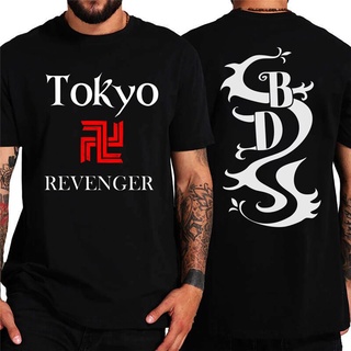 เสื้อยืดคอกลมcrew neckเสื้อยืดแขนสั้น พิมพ์ลายการ์ตูน Tokyo Revengers Manga Manji แฟชั่นฤดูร้อน สไตล์สตรีท สําหรับผู้ชาย