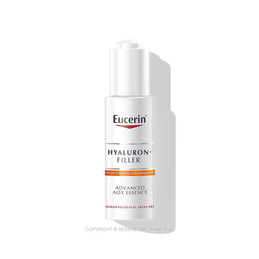 Eucerin Hyaluron Filler Advanced AOX Essence 30ml (ยูเซอริน ไฮยาลูรอน เซรั่มบำรุงผิวหน้า ลดเลือนริ้ว