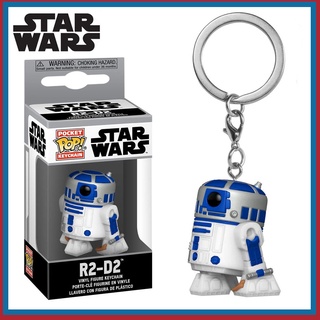 Funko Pop! พวงกุญแจหุ่นยนต์ไวนิล Star Wars R2D2 สําหรับเก็บสะสม