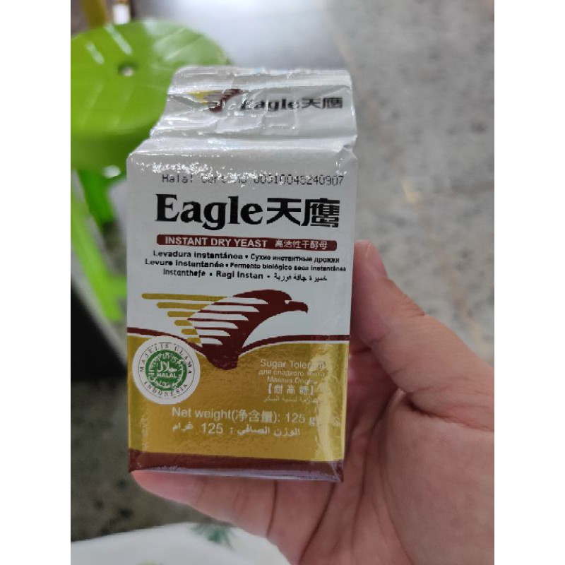 ยีสต์ Eagle Gold อีเกิ้ล ยีสต์แห้ง ยีสต์ผง ยีสต์หวาน สำเร็จรูป ขนาด 125 กรัม