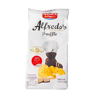 Amica Chips Alfredos Truffle Potato Chips 100g อมิก้า ชิป มันฝรั่งทอดกรอบ Alfredos Truffle 100 กรัม