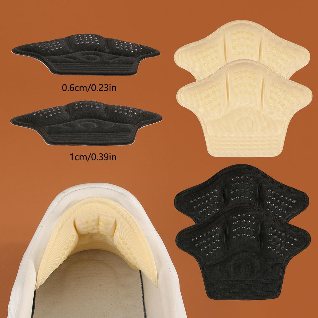 1 คู่ส้นเบาะแผ่นสําหรับรองเท้าขนาดใหญ่ Shock Absorption Insoles