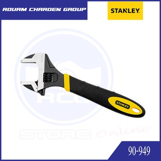 STANLEY 90-949 ประแจเลื่อน ขนาด 10 นิ้ว ด้ามยาง ของแท้ 100%