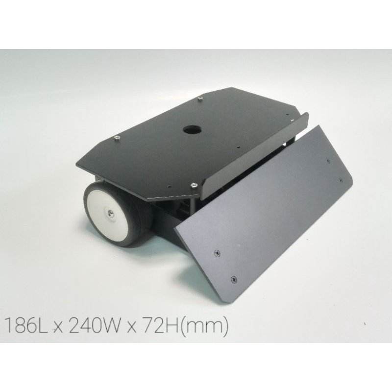 Robot Sumo Platform/chassis - อัพเกรดมอเตอร์ - (ไม่มีอิเล็กทรอนิกส์)