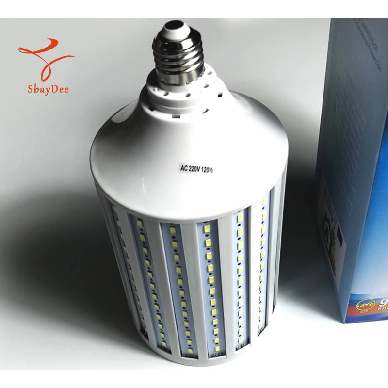 ภาพถ่ายสตูดิโอการถ่ายภาพ LED 40W-168ลูกปัด / 60W-204ลูกปัด / 120W-305ลูกปัด E27 5500K โคมไฟข้าวโพดอ่อนหลอดไฟกลางวัน