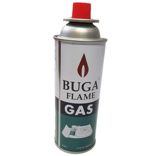 รุ่นใหม่ แก๊สกระป๋อง BUGA FLAME GAS บูกก้า 520มล. (1ป๋อง)