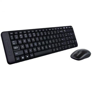 Logitech ชุดคีย์บอร์ดและเมาส์ไร้สาย Wireless Combo MK220