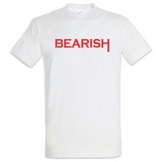 T-shirt  เสื้อยืด พิมพ์ลาย Bearish Bears Trader Investment Banker Bärisch Bullren สําหรับผู้ชายS-5XL