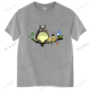 [S-5XL] GILDAN 【ชุดประจําวัน】เสื้อยืดคอกลม แขนสั้น ผ้าฝ้าย 100% พิมพ์ลายการ์ตูนอนิเมะ My Neighbor Totoro Studio Ghibli แ