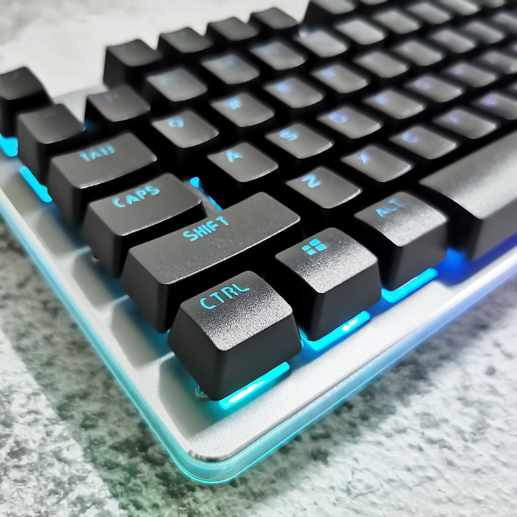 [พร้อมส่ง] WOLF TOTEM (LANGTU) G900 Mechanical Gaming Keyboard เกมมิ่งคีย์บอร์ดสีดำ RGB (blue switch) #1