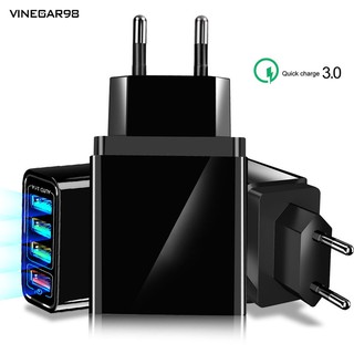 vine qc 3 . 0 4 usb ports อะแดปเตอร์ที่ชาร์จแบบติดผนัง